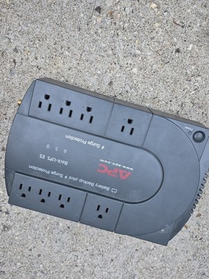 APC Battery Backup BE650G1 Back-UPS 650 VA 8-outlet Uninterruptible Power Supply