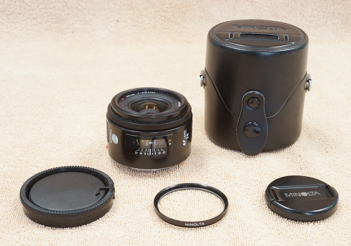 Minolta A-mount 28mm Focal Camera Lenses for sale | eBay