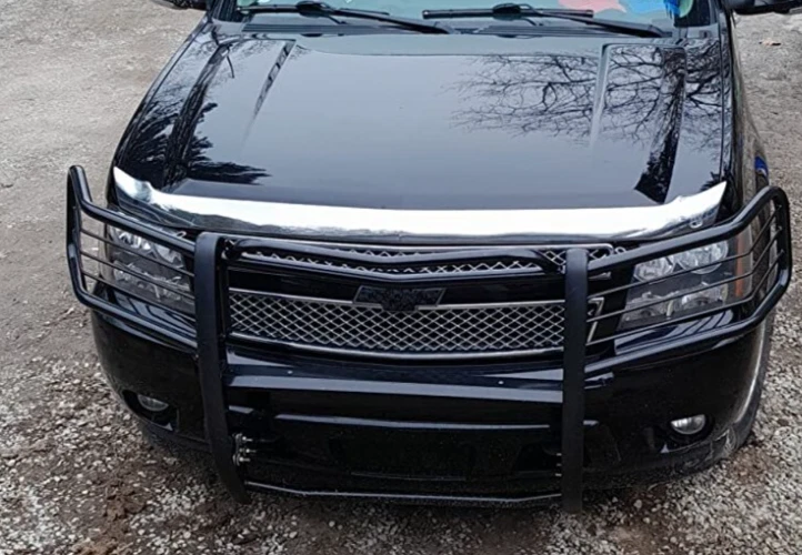 Protector de capó cromado deflector protector contra insectos para Chevy Tahoe & Avalanche 2007-2013 Foto 4 de 4