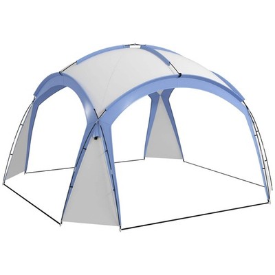 3,5 x 3,5 m Camping Pavillon, Outdoor Event Unterstand Kuppelzelt Garten Sonnenschutz Pa