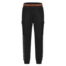 Everlast Mens Geometric Pattern Slim JoggersS R Black  GT55130