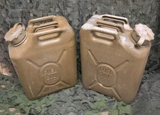 Lot of 2 SCEPTER U.S. MILITARY FUEL CANS (MFC) 5 Gallon/20 Liter Olive Drab #3