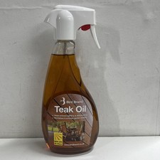 Teak Oil Spray Timber Wooden Furniture Treatment Low Sheen 500ml Bird Brand 25.98 per litre