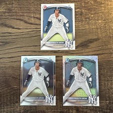 Engelth Urena 2025 Bowman 1st Base/Chrome/Mega Box #BCP-16 Yankees 3-Card Lot