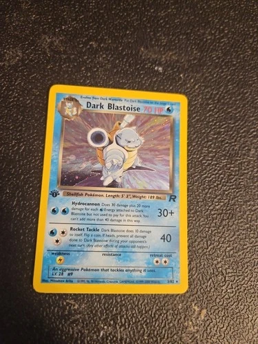 Vintage 1st Edition Dark Blastoise