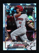 2021 Bowman Sapphire Edition Aqua Refractor 78/99 Jonathan India #BCP-46 0j5i