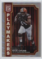2023 Panini Donruss Elite Playmakers Nick Chubb #PM-6 13px