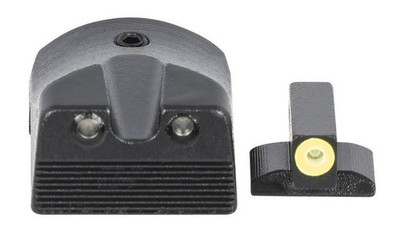 Meprolight Highly Visible Self-Illuminated Sights Tritium W / Yellow - 412183121