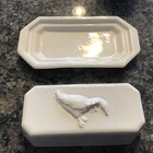 McCoy Butter Dish 2152 Made in USA Goose