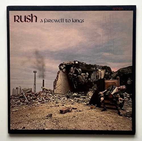 Vtg 1977 RUSH Album FAREWELL TO KINGS Vinyl 1ST PRESSING Record Lp OG NEAR MINT!