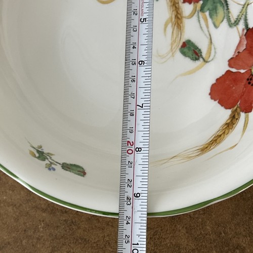 Vintage Duchess ‘Poppies’ Pattern Bone China, Serving Or Fruit Bowl, 24cm - Picture 6 of 7
