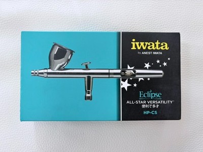 Iwata-Eclipse HP CS Dual Action Airbrush Gun Gravity Feed Retail Packaging