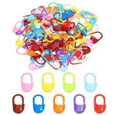 Colorful Crochet Stitch Markers, 200 Pack Plastic Knitting Markers Needle Pin