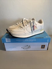 ALDI Gear Size 9 Ladies Sneakers Shoes, White, New In Box
