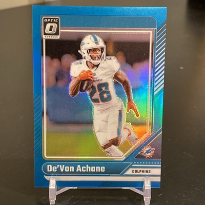  2024 Donruss Optic De’Von Achane  #122 Aqua /299 - Miami Dolphins 🔥