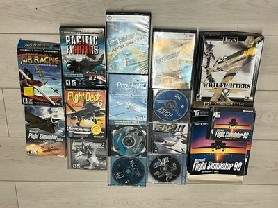Vintage PC Flight Simulator Game Lot Microsoft Flight Simulator Jane s Falcon 
