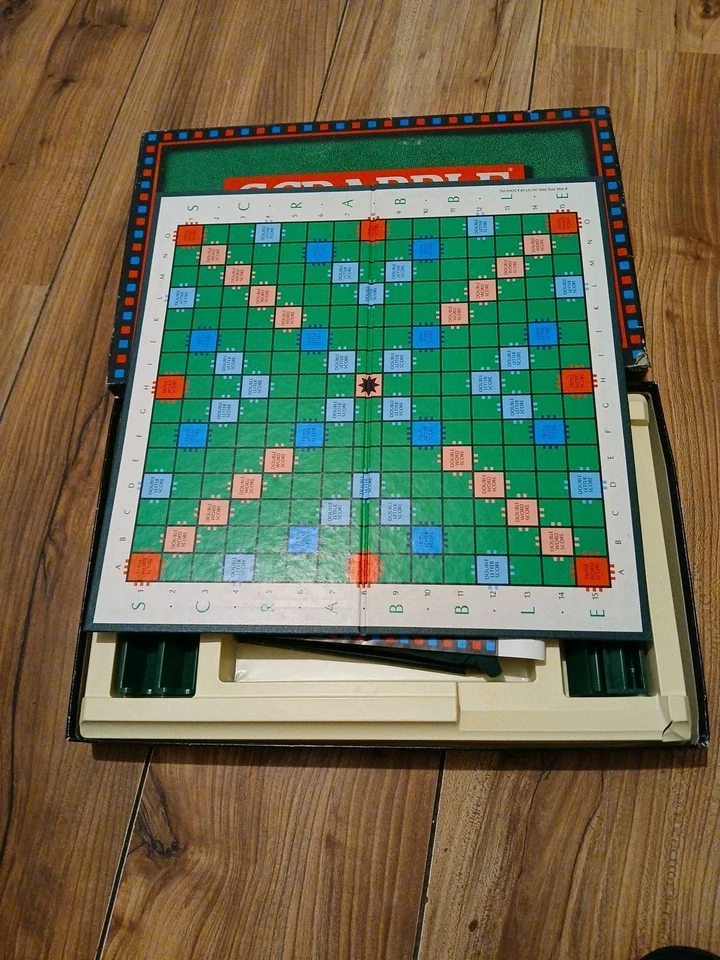 Scrabble Original Board Game Vintage By Spear's Games 1988 Complete Lovely Xmas - Image 2 of 4