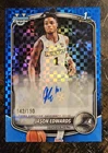 JASON EDWARDS AU /150 2025 Bowman U Chrome PROSPECT AUTO #CPA-JE BLUE X-FRACTOR