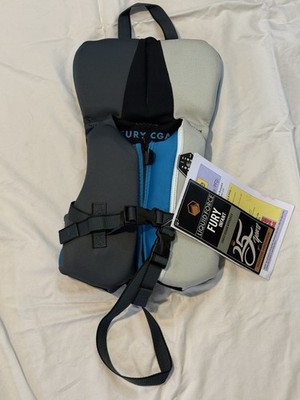 Liquid Force Fury CGA Vest Infant (0-30lbs) Life Jacket - New Blue/Gray