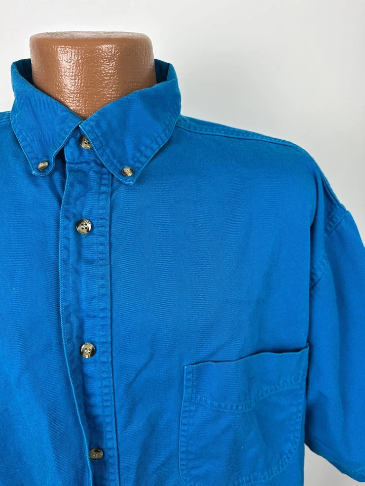 Trading Spaces Shirt Men 2XL Blue TLC Home Rennovation TV Button Up Vintage Y2K - Image 3 of 4