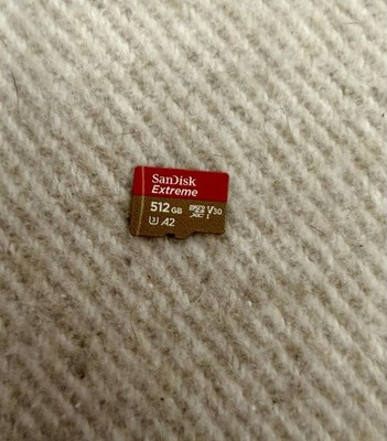 SanDisk 512G Extreme A2 V30 UHS-I U3 microSDXC, 32GB & ultra plus 128gb