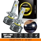 2-20PCS H7 Headlight LED Bulb Conversion Kit Super Bright White 6500K AUXITO Y19
