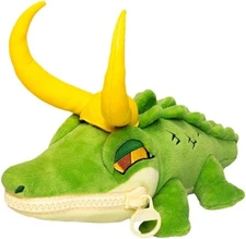 Plush - Marvel - Alligator Loki Zippermouth Soft Doll NEW 9" Licensed QmX