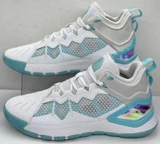 Adidas Derick Rose Son of Chi Basketball Shoes Size 9.5 White Aqua GY3264 D Rose