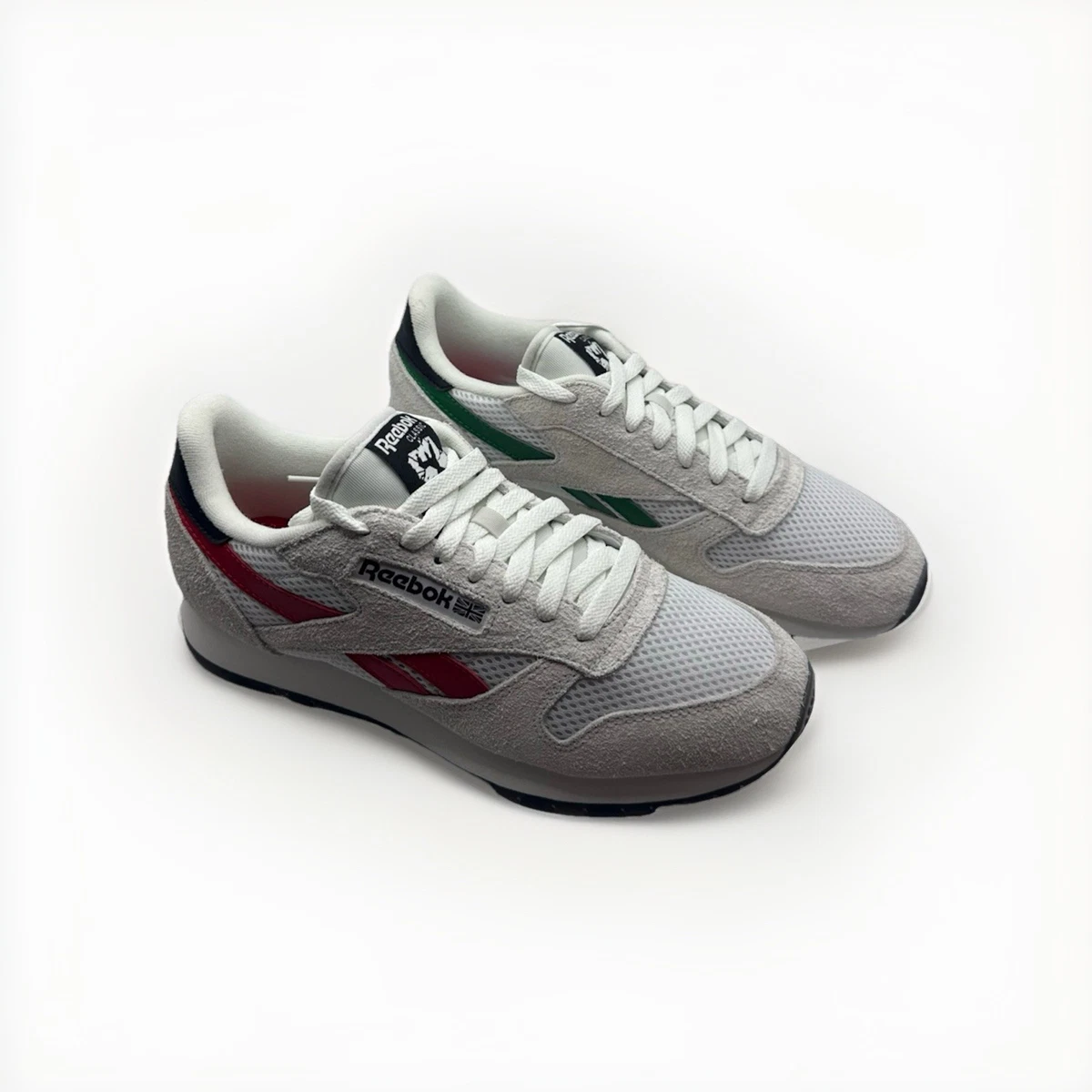 Reebok Classic Leather Pure Grey Vector Red for Sale