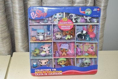 Littlest Pet Shop Collector's Tin 15 Exclusive Pets 2008 sealed