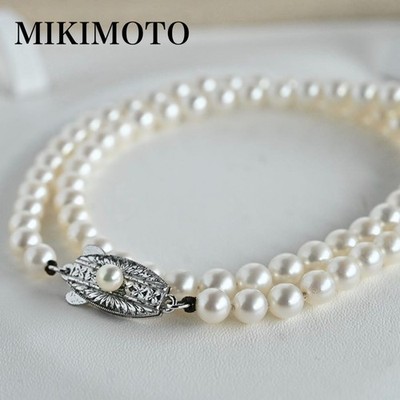 【MIKIMOTO】THE PEARL NECKLACE MIKIMOTO Akoya Pearl Necklace 5.0-5.5 mm White 16