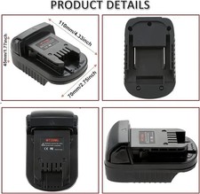 Converter For Makita 18V Battery to For Milwaukee 18V tool Battery Adapter