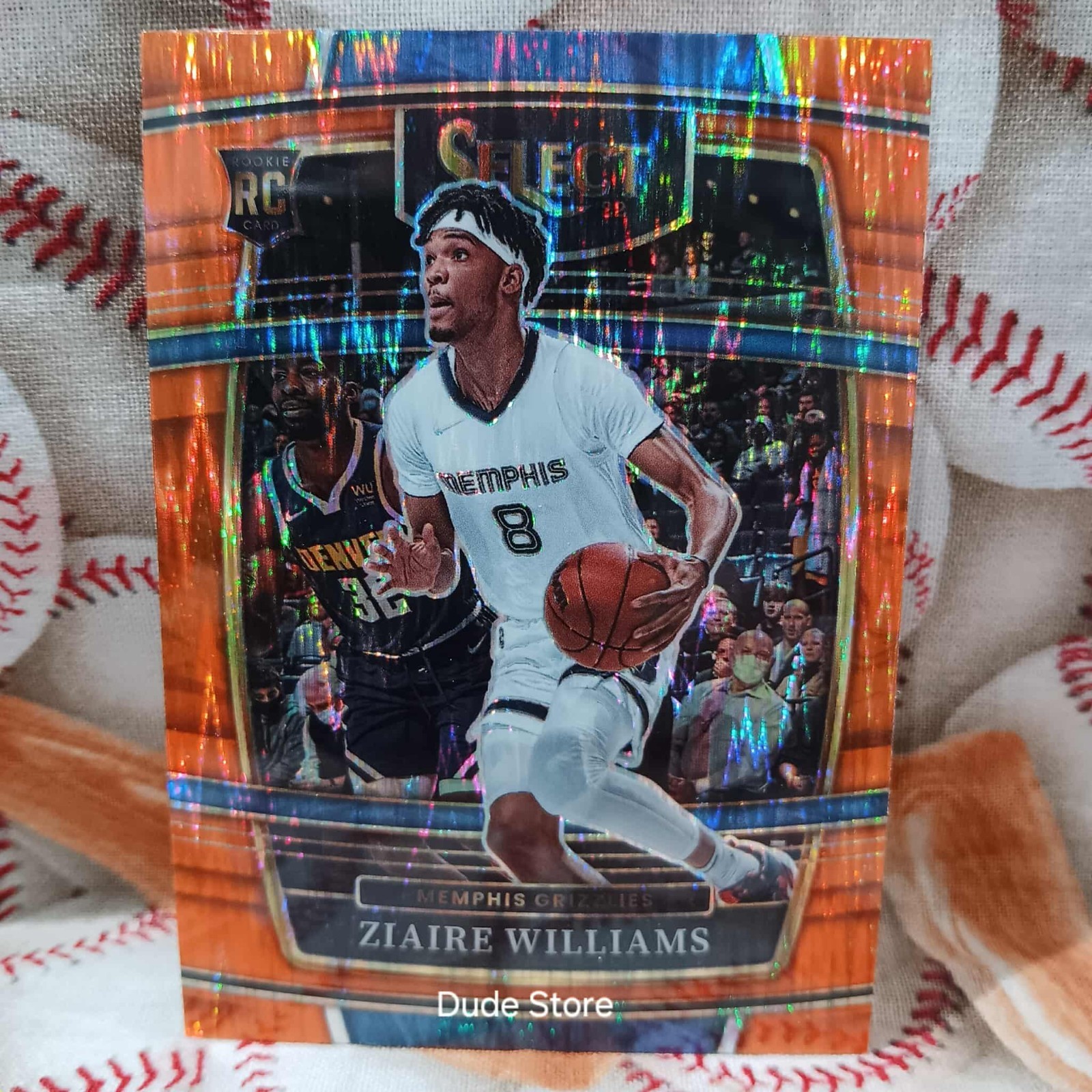 2021-22 Panini Select Orange Flash Prizm  - Ziaire Williams #86 - Mem. Grizzlies