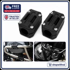1 Pair 22 25 28mm Crash Bar Bumper Block Protector For BMW Ducati Triumph