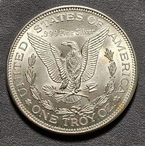 1 oz. Silver Bullion Round - Morgan Dollar Design .999