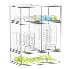 Bottle Storage Organizer Baby - Acrylic Bottles Station Organizer Container, ...