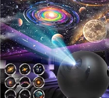 LED Galaxy Projector Starry Night Light Sky Star Party Lamp Planetarium Room US