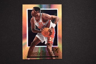 1996-97 Skybox E-X 2000 Basketball Dikembe Mutombo #2 Atlanta Hawks