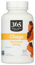 9/26/2027 365 by Whole Foods Market, Chaga, 90 Count