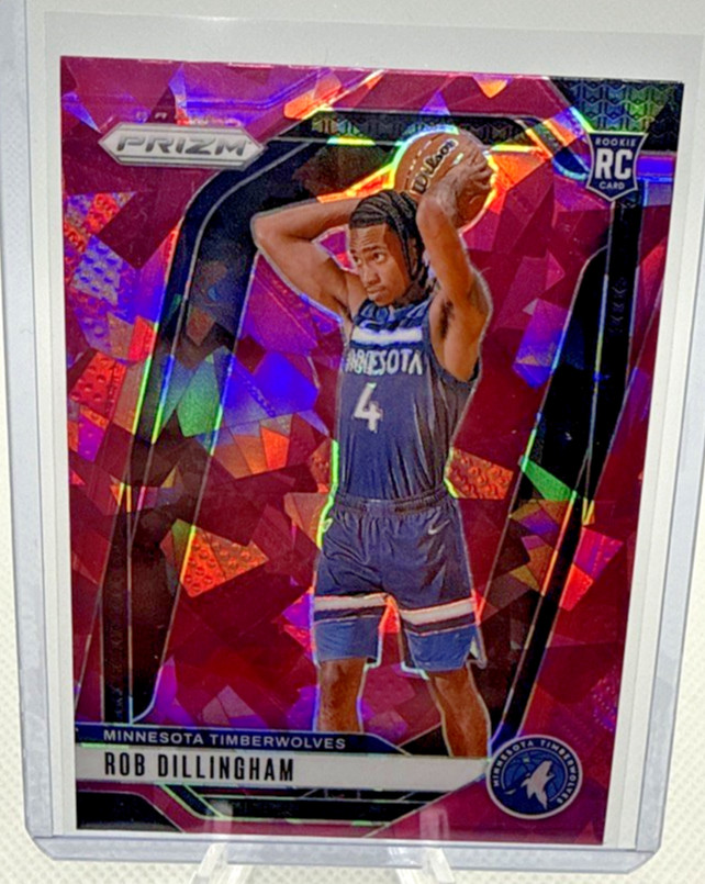 2024-25 Panini Prizm - Robert Dillingham #250 Pink Ice Prizm (RC)