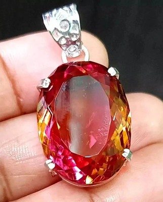 Natural Zultanite 925 Silver Pendant Oval Cut Loose Gemstone Certified 62.60 Ct