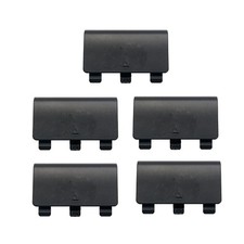 5Pcs Black Battery Real Back Cover Lid Door Case For Xbox Series X S Controller