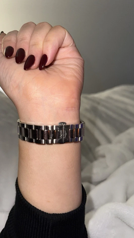 正品女式浪琴表银色征服 30 毫米不锈钢阅读说明 — 第 3/4 张图片