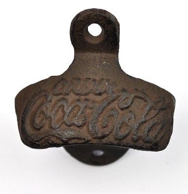 Vintage Coca Cola Coke Wand Flaschenöffner Wandmontage Bottle Opener Rost Style