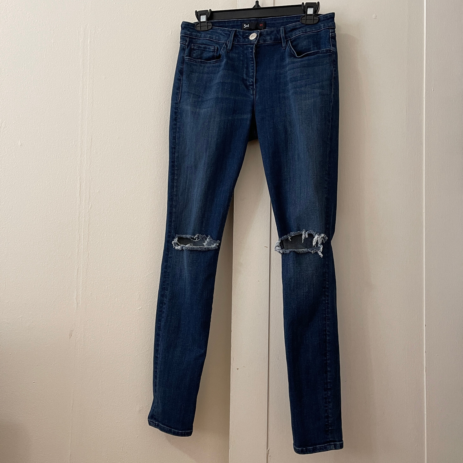 Mid Rise Dark Blue Wash 28 Stretch