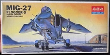 Academy MIG-27 Flogger-D Soviet Ground Attack Aircraft 1654 1/72 FS NEW Model 