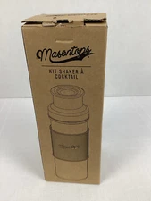 Masontops Mason Jar Cocktail Shaker Kit Turquoise Mixer