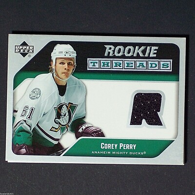 COREY PERRY Upper Deck Rookie Threads 2005/06 #RTCP ...