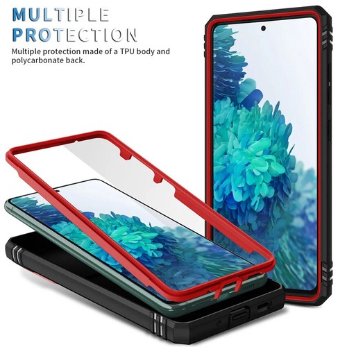 Case Cover Push Window Ring Holder For Samsung Galaxy S23 Ultra S22 S21 A34 - Zdjęcie 8 z 20