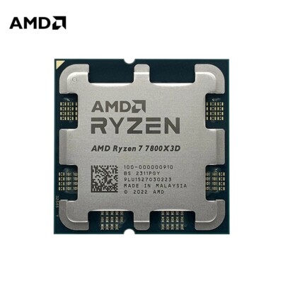 AMD Ryzen 7 7800X3D Processor (5 GHz, 8 Cores, Socket AM5